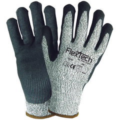 FLEXTECH Size XS ANSI Cut 5 Nitrile Palm Glove Y9216XS - Caliber Tooling