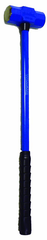 8 lb - 32" Fiberglass Handle - 2" Head Diameter - Soft Steel Sledge Hammer - Caliber Tooling