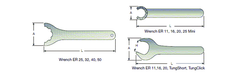 WRENCH ER32 CLICKIN 32 SPARE PARTS - Caliber Tooling