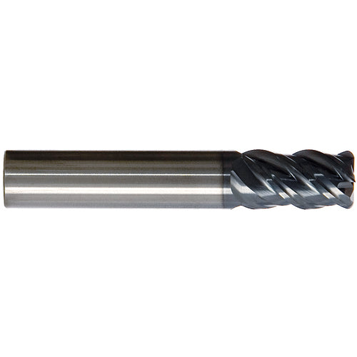 ‎9/16 End Mill 4FL .030R TA WF Z-CARB HTA 9/16x1-1/8x3-1/2 - Exact Industrial Supply