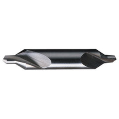 ‎#4 × 2-1/8″ OAL 60 Degree Carbide Plain Center Drill Bright - Exact Industrial Supply