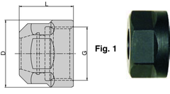 ER25-IC Top Clamping Nut - Caliber Tooling