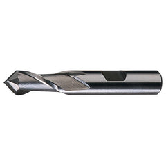 ‎7/8″ × 3/4″ × 1-1/2″ × 3-3/4″ RHS / RHC HSS HSS Single End 2-Flute Center Cutting End Mill - TiCN - Exact Industrial Supply