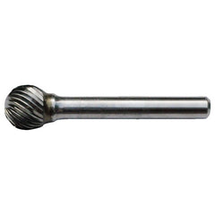 SD-3 Standard Cut Solid Carbide Bur-Ball Shape