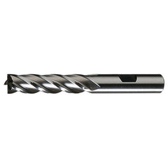 ‎17/64″ × 3/8″ × 3/4″ × 2-1/2″ RHS / RHC HSS HSS Single End Mulit Flute Center Cutting Finishing End Mill - Bright - Exact Industrial Supply