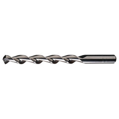 #38 RHS / RHC HSS 118 Degree Notched Point Parabolic HSS Jobber Drill - Bright - Exact Industrial Supply