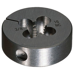 3/8–16 1″ OD 0710 HSS Round Adjustable Die - Exact Industrial Supply