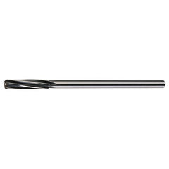 9/16 RHS / RHC HSS Straight Shank Spiral Flute Reamer - Bright