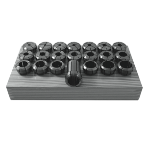 Double Angle (DA) Collet Set - Part #  DA200-SET17 - Caliber Tooling