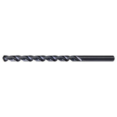 17/32″ RHS / RHC HSS 118 Degree Radial Point Extra Length Drill - Steam Oxide - Exact Industrial Supply