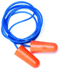 Earplugs NRR 31 dB Rating; 100 pr. Disposable / Corded - Caliber Tooling