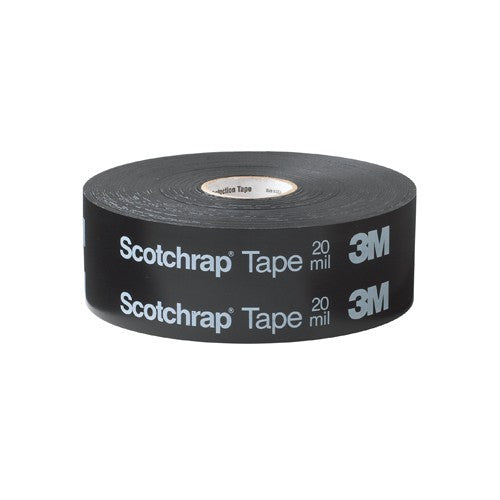 3M Scotchrap Vinyl Corrosion Protection Tape 50 1″ × 100 ft Unprinted Black - Caliber Tooling