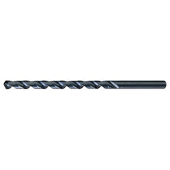 1/4-E RHS / RHC HSS 118 Degree Notched Point Extra Length Drill - Steam Oxide - Exact Industrial Supply