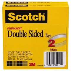 ‎Scotch Double Sided Tape 665-2P12-36 1/2″ × 1296″ 2 pk - Caliber Tooling