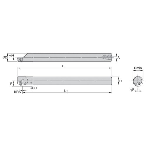 QSRI375450R WG STEEL SHANK BORING BAR - Exact Industrial Supply