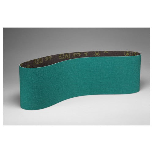 3M Cloth Belt 577F 80 YF-weight 6 in × 60 in Film-lok Single-flex 20 per case - Caliber Tooling