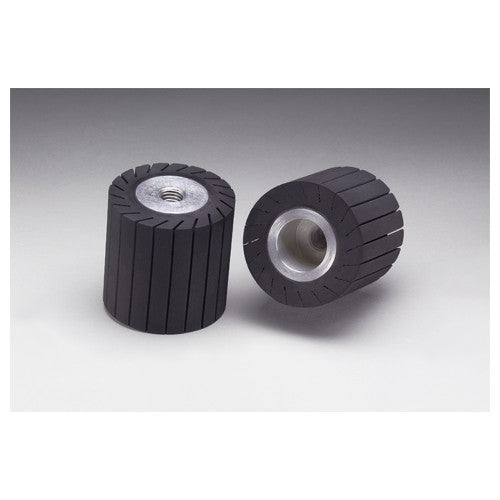 ‎3M Rubber Slotted Expander Wheel 77722 3″ × 3″ 5/8-11 Internal - Exact Industrial Supply