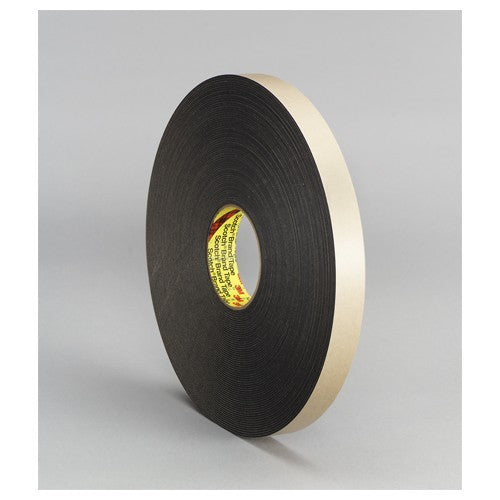 3M Double Coated Polyethylene Foam Tape 4496B Black 3/8″ × 36 yd 62mil - Caliber Tooling