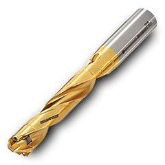 TD2500125S9R01 5xD Gold Twist Drill Body-Cylindrical Shank - Caliber Tooling