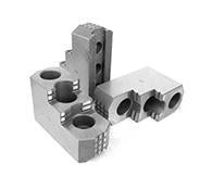 Hard Chuck Jaws - 1.5mm x 60 Serrations - Chuck Size 8" inches - Part #  KT-80HJ1-X - Caliber Tooling