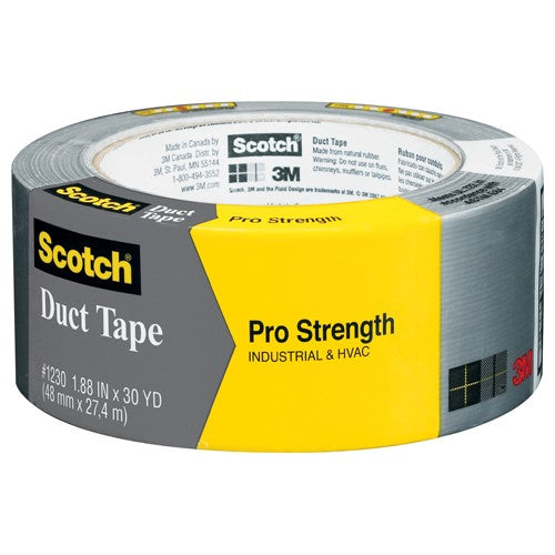 3M Pro Strength Duct Tape 1230-A 1.88″ × 30 yd (48.0 mm × 27.4 m) - Caliber Tooling