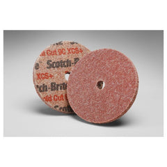 Scotch-Brite Rapid Cut Unitized Wheel 3″ × 1/2″ × 3/8″ 9C XCS+ - Caliber Tooling