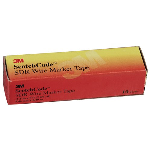 ‎3M ScotchCode Wire Marker Tape Refill Roll SDR-90-99 - Caliber Tooling