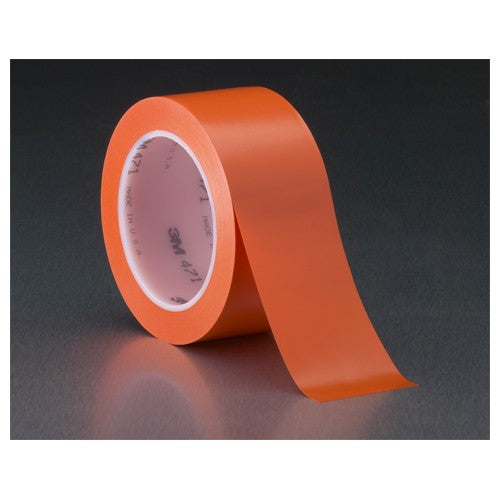 3M Vinyl Tape 471 Orange 1/4″ × 36 yd 5.2 mil Individually Wrapped Conveniently Packaged - Caliber Tooling