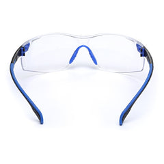 3M Solus 1000-Series Safety Glasses S1101SGAF Black/Blue Clear Scotchgard Anti-Fog Lens - Caliber Tooling