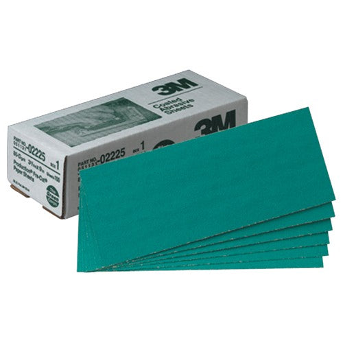 3M Green Corps Production Resin Sheet 02225 80 grade 3 2/3″ × 9″ - Caliber Tooling