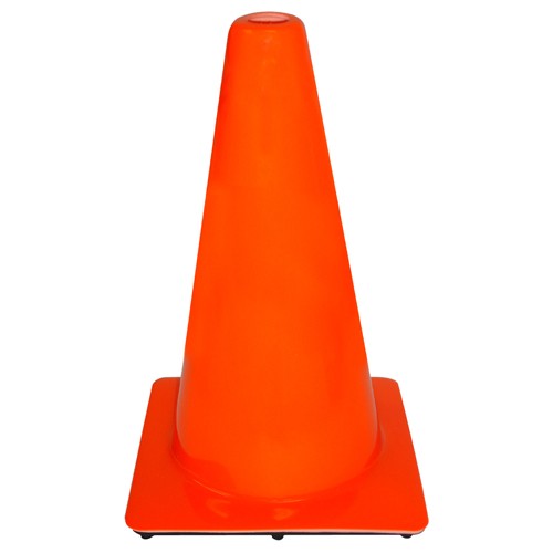 3M 18″ PVC Non Reflective Traffic Safety Cone 90128H1-C Orange - Caliber Tooling