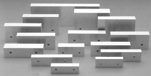 Machinable Steel Vice Jaws - Snap Jaws - Part #  4MSJ-190 - Caliber Tooling