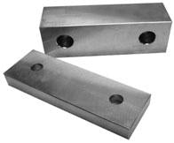 Machined Aluminum Vice Jaws - SBM - Part #  VJ-6A060201MR* - Caliber Tooling