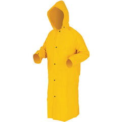 YELLOW RAIN COAT W/HOOD XLRG