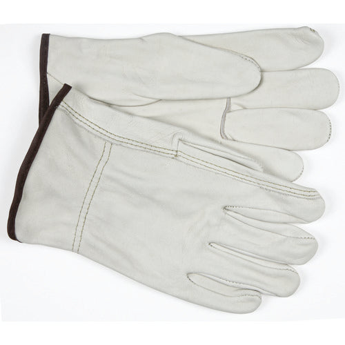 Full Leather/Straight Thumb 3203 Unlined Drivers Gloves - Size X - Large - Caliber Tooling