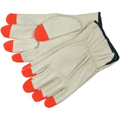 Cow Grain Drvr Glv Kystn Thb Hi Vis Tips