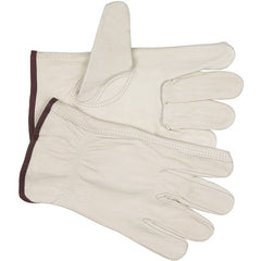 Full Leather/Keystone Thumb 3213 Unlined Drivers Gloves - Size X-Large - Caliber Tooling