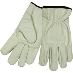 Beige PU/Nylon blend Drvr Dbl Palm Wing - SMALL