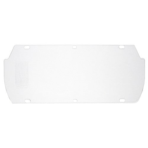 Double Matrix Faceshield - Clear Acetate 7 × 16 3/4″ / 0.040″ Thick - Caliber Tooling