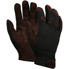 Multi-Task Brown Economy Leather Glove