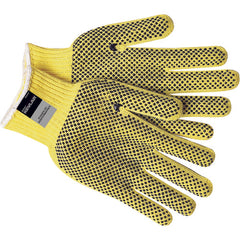 MCR Safety Cut Pro Glove - 7 Gauge Kevlar - Regular Weight - PVC Dots on 2 Sides - Size Small - Caliber Tooling