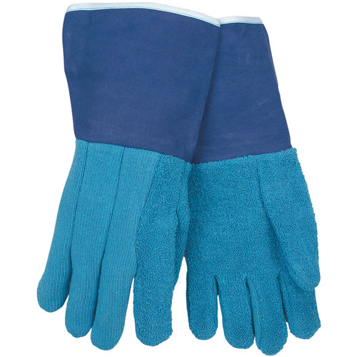 Blue Heavy Weight F/R 6″ Gauntlet Glove