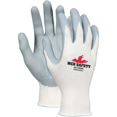 White Shell/Gray Nitrile Coat L