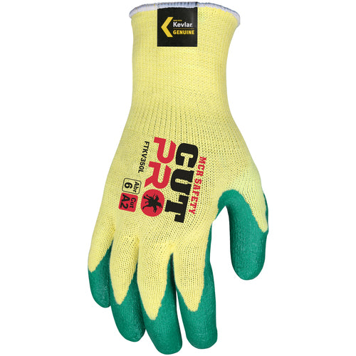 Flex Tuff KV Nitrile 10Ga Kevlar Green S