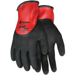 Ninja BNF Gloves with NFT Coating - 18 Gauge Nylon/Spandex - Full Nitrile Dip - Second Coating BNF - Size Large - Caliber Tooling