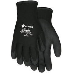 Ninja Ice Gloves - 15 Gauge Black Nylon - Acrylic Terry Inner -HPT Palm and Fingertips - Size X-Large - Caliber Tooling