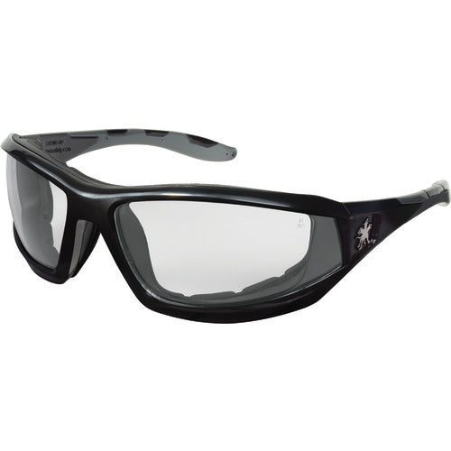 RP2 Black Frame w/Temples Clear Anti-Fog Lens - Safety Glasses - Caliber Tooling