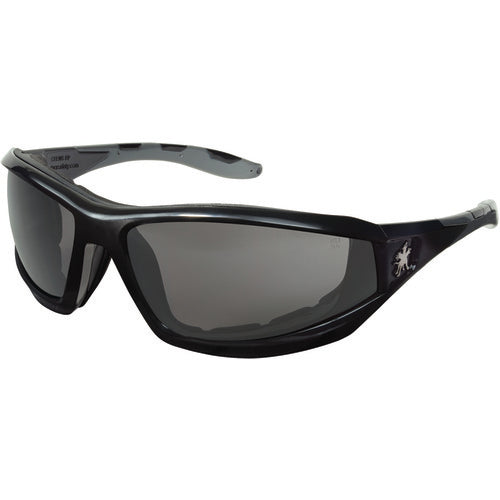 RP2 Black Frame w/Temples Gray Anti-Fog Lens - Safety Glasses - Caliber Tooling