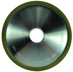 6 x 1/2 x 1-1/4'' - 1/8'' Abrasive Depth - 150 Grit - 1/4 Rim Type 4A2 Diamond Wheel for Foley-Type Grinder - Caliber Tooling