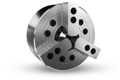 Auto Strong N-200 Series 3-jaw through-hole power chuck (adapter excluded) - Part # N-224 - Exact Industrial Supply